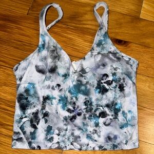 Lululemon Align Tank Kaleidofloral Multi Blue